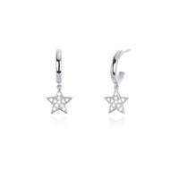 Orecchini Mabina Donna Super Star in Argento Zircone 563250 - 563250